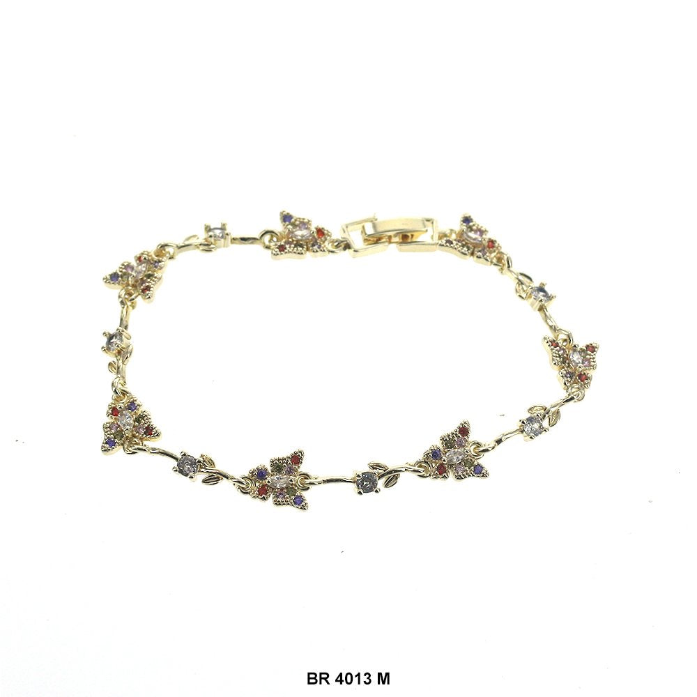 Butterfly CZ Stones Bracelet BR 4013 M