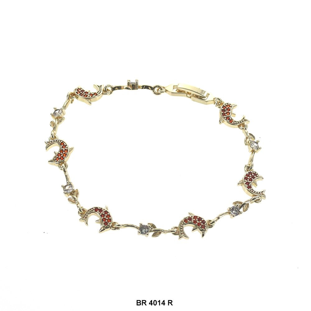 Dolphin CZ Stones Bracelet BR 4014 R