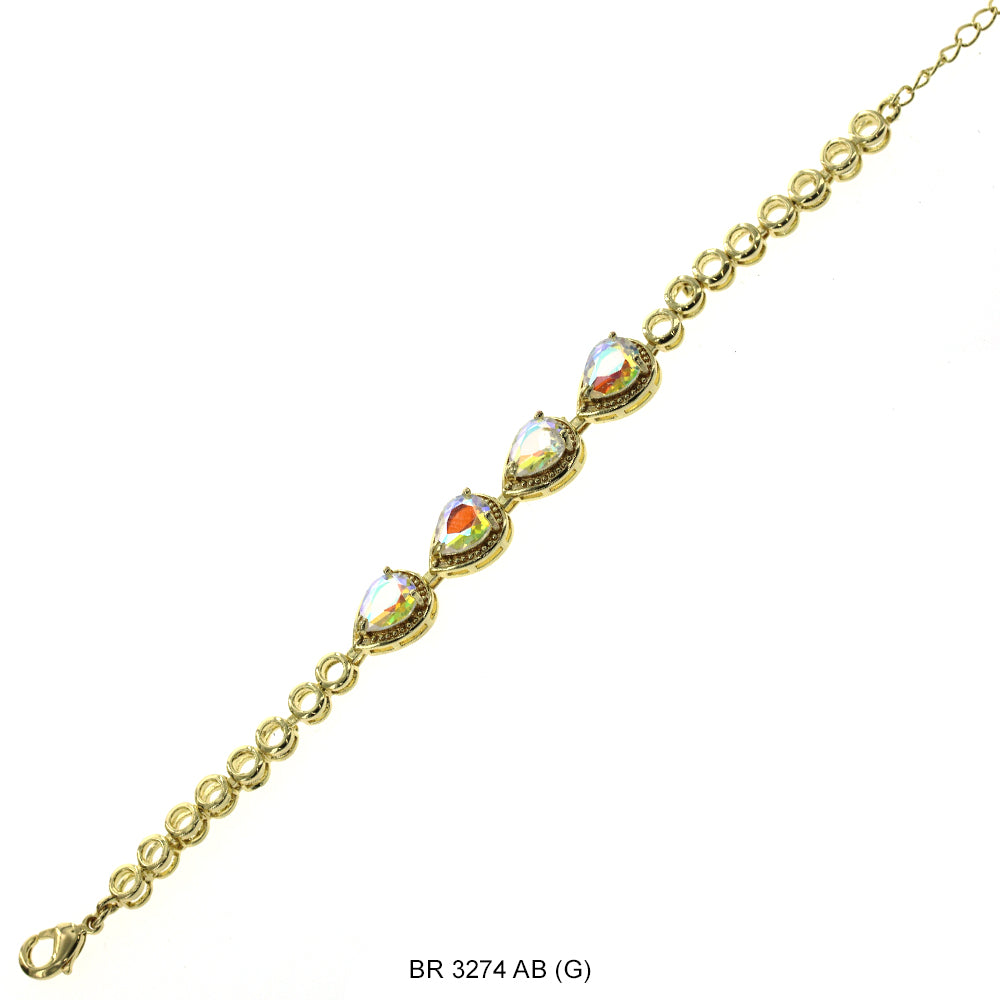 CZ Bracelet BR 3274 (G) AB