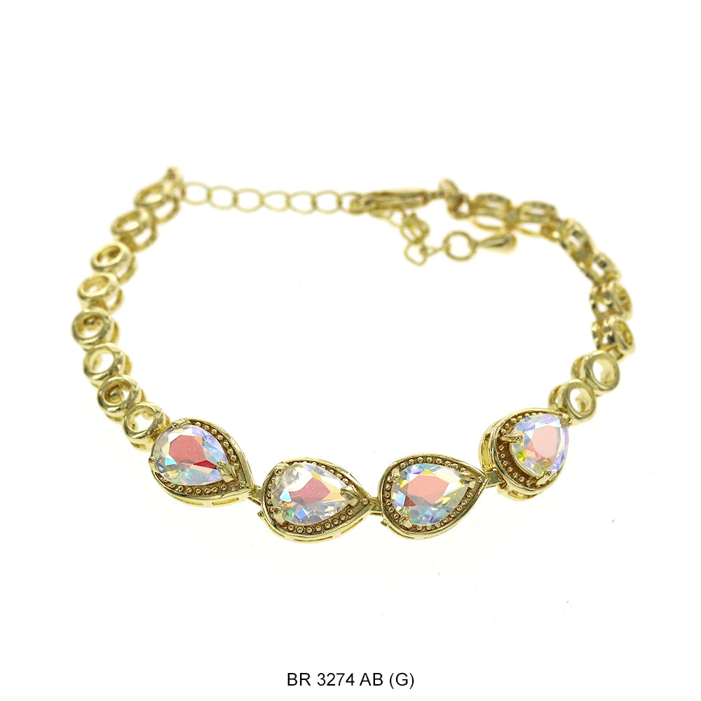 CZ Bracelet BR 3274 (G) AB