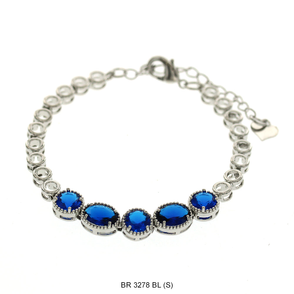 CZ Bracelet BR 3278 (S) BL