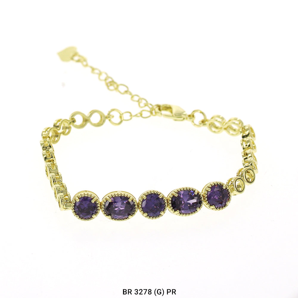 CZ Bracelet BR 3278 (G) PR