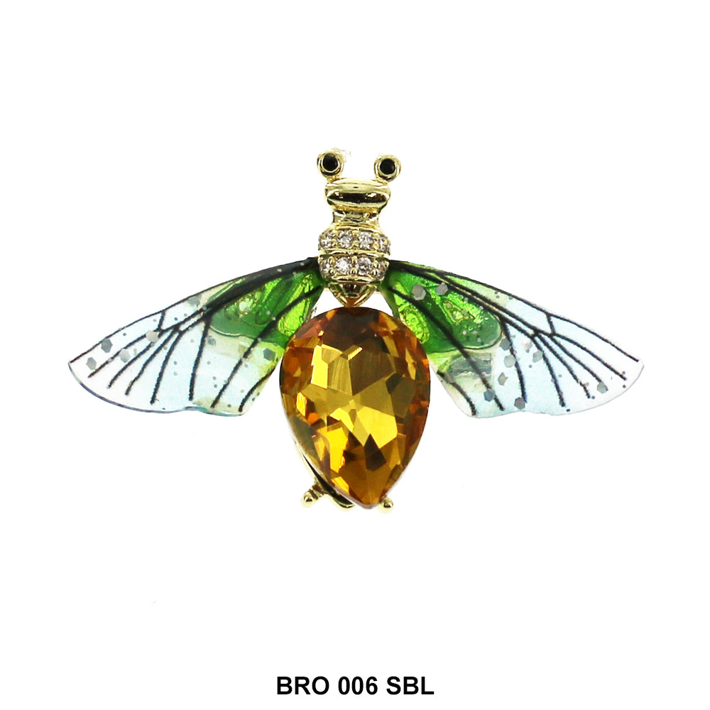 Butterfly Brooch BRO 006 SBL