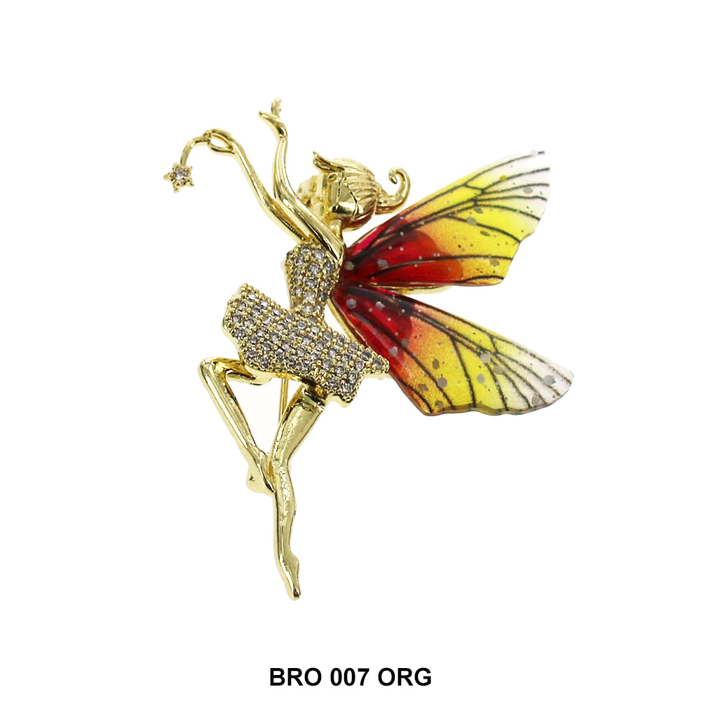 Butterfly Brooch BRO 007 ORG