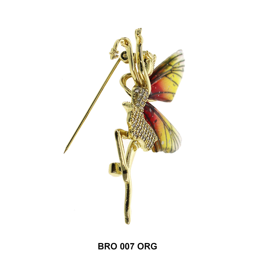 Butterfly Brooch BRO 007 ORG
