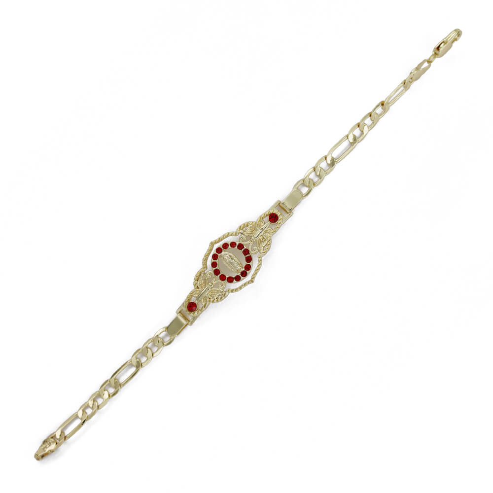 Butterfly Guadalupe Figaro Bracelet Red BRS 1015 R