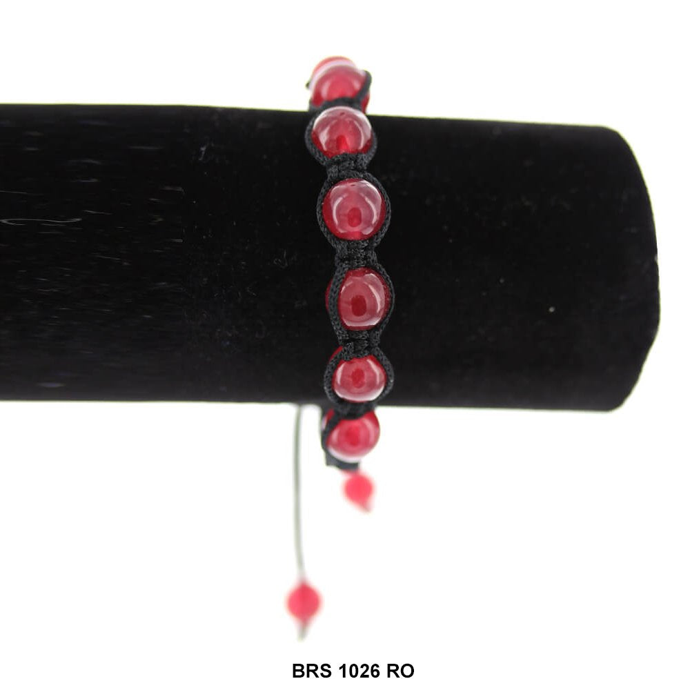 8 MM Natural Stone Bracelet BRS 1026 RO