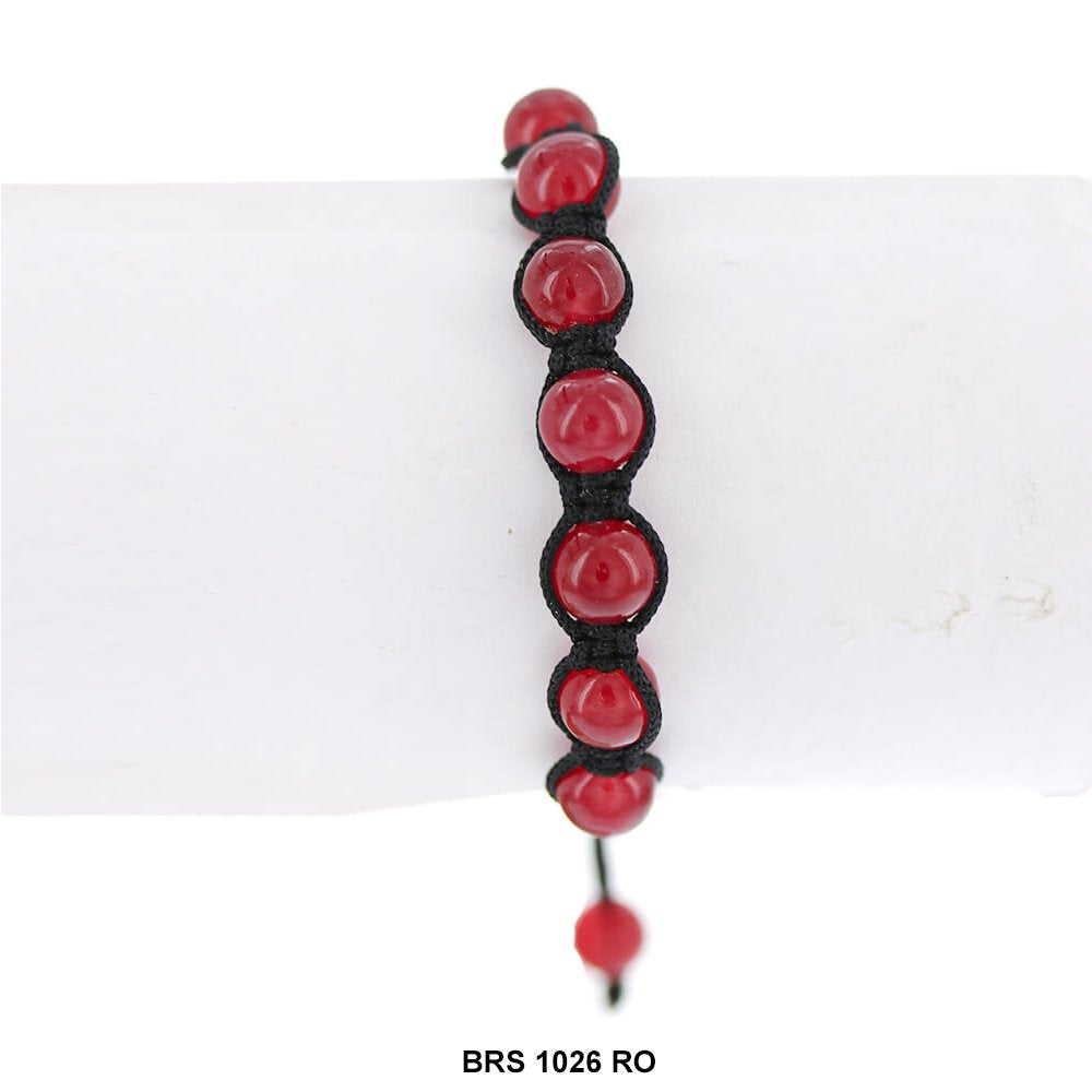 8 MM Natural Stone Bracelet BRS 1026 RO