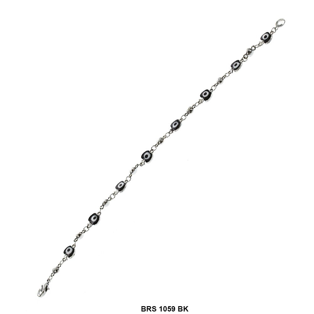 Apple Evil Eye Bracelet BRS 1059 BK S