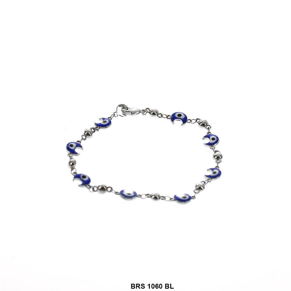 Moon Evil Eye Bracelet BRS 1060 BL S