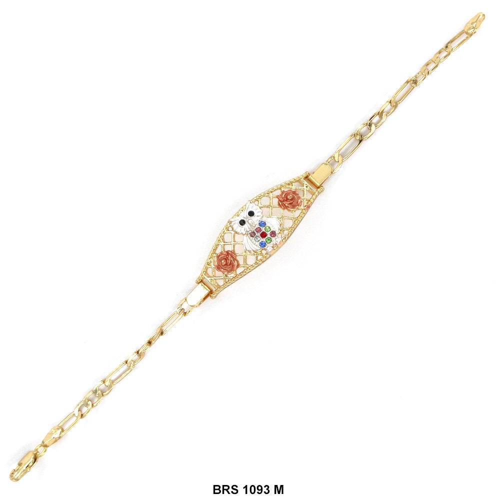 Pulsera Búho Con Flores Multi BRS 1093 M