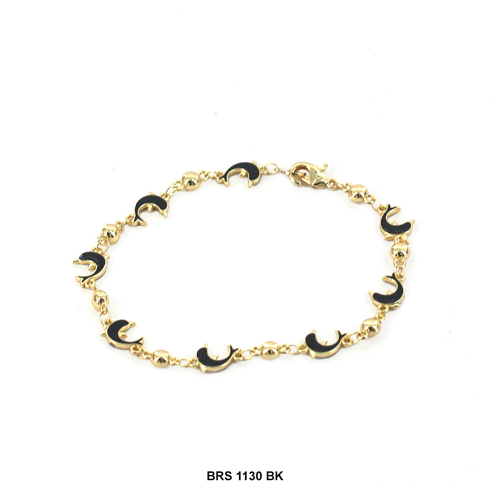 Pulsera de perlas de delfín BRS 1130 BK