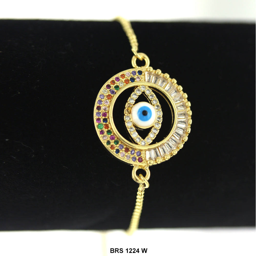 Pulsera Ajustable Evil Eye BRS 1224 W