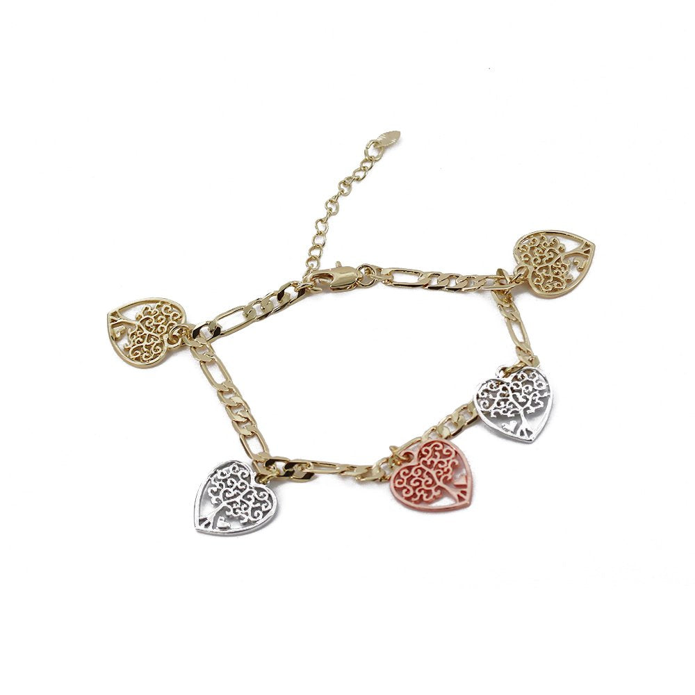 Tree Of Life Figaro Bracelet BRS 1231