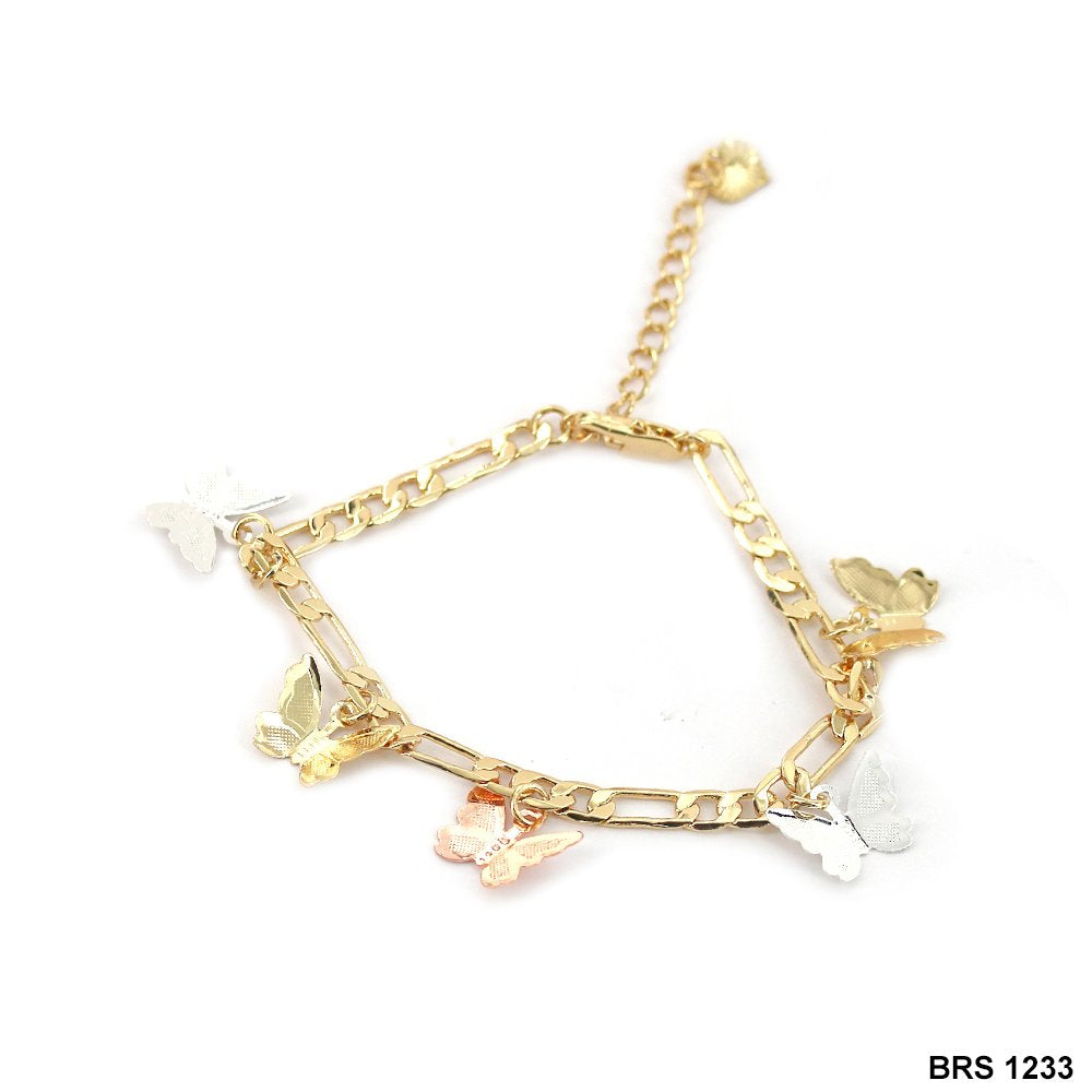 Pulsera Figaro Mariposa BRS 1233