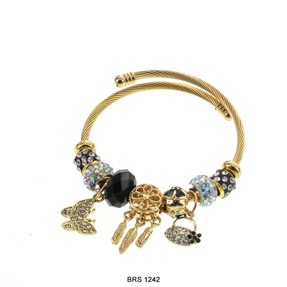 Dijes colgantes Pulsera que se puede abrir BRS 1242