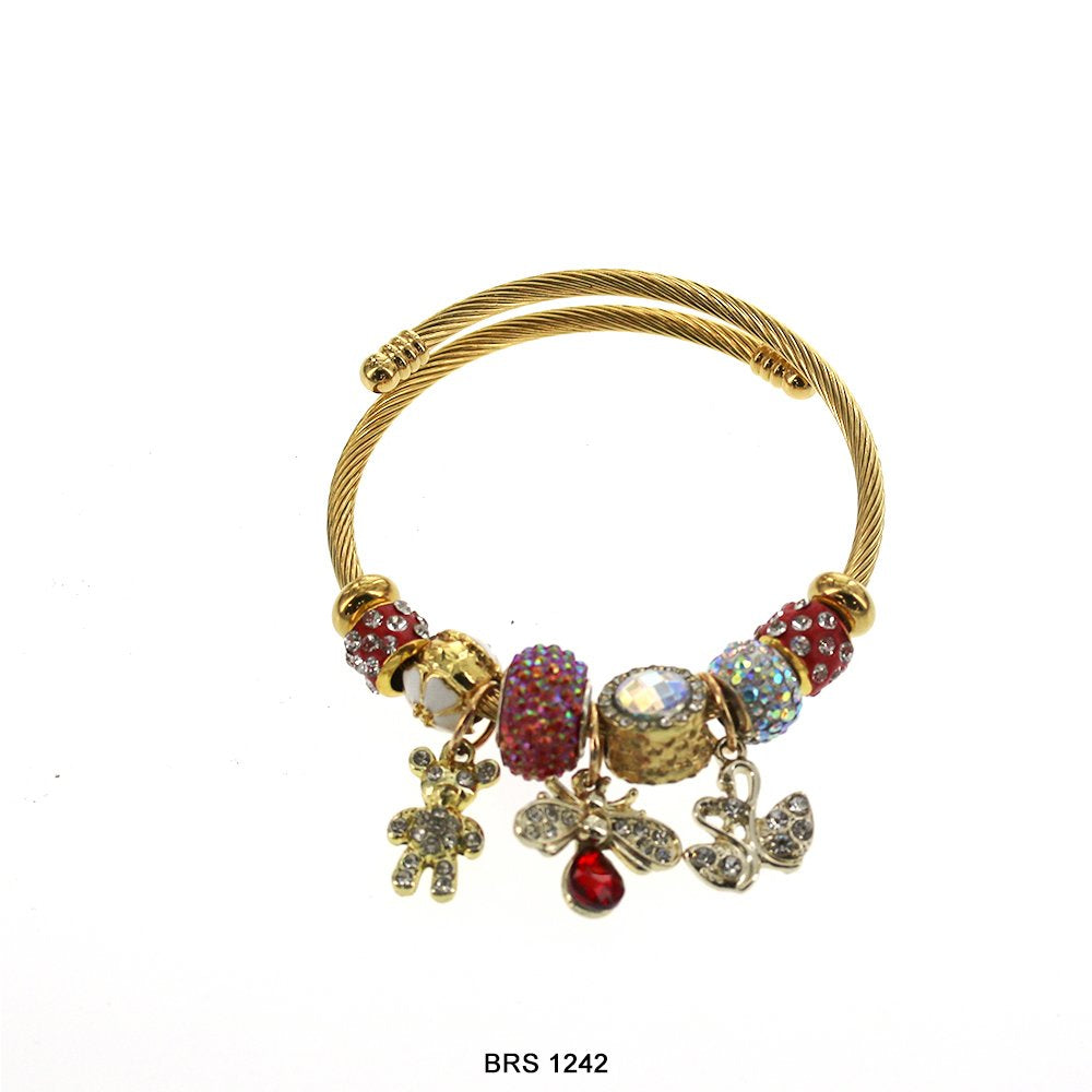 Dijes colgantes Pulsera que se puede abrir BRS 1242