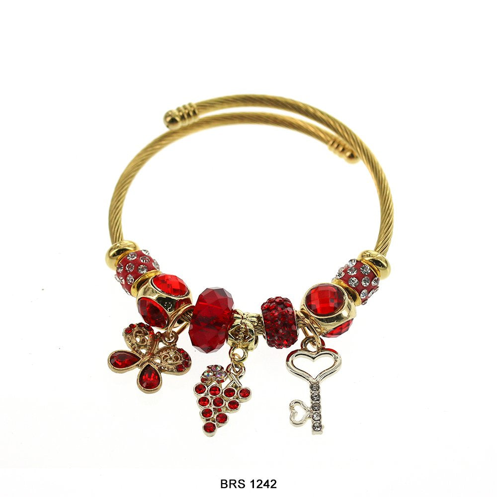 Dijes colgantes Pulsera que se puede abrir BRS 1242