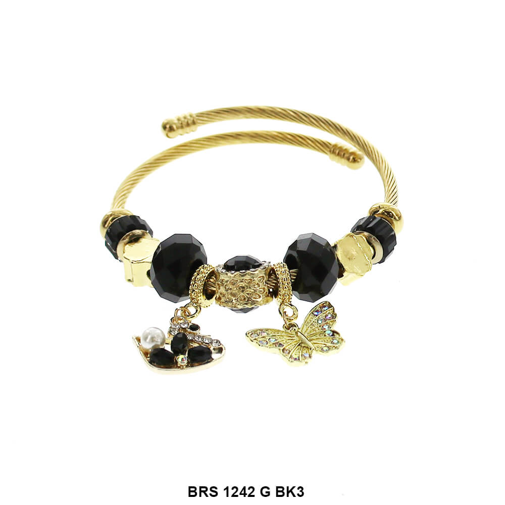 Dijes colgantes Pulsera que se puede abrir BRS 1242 G BK3