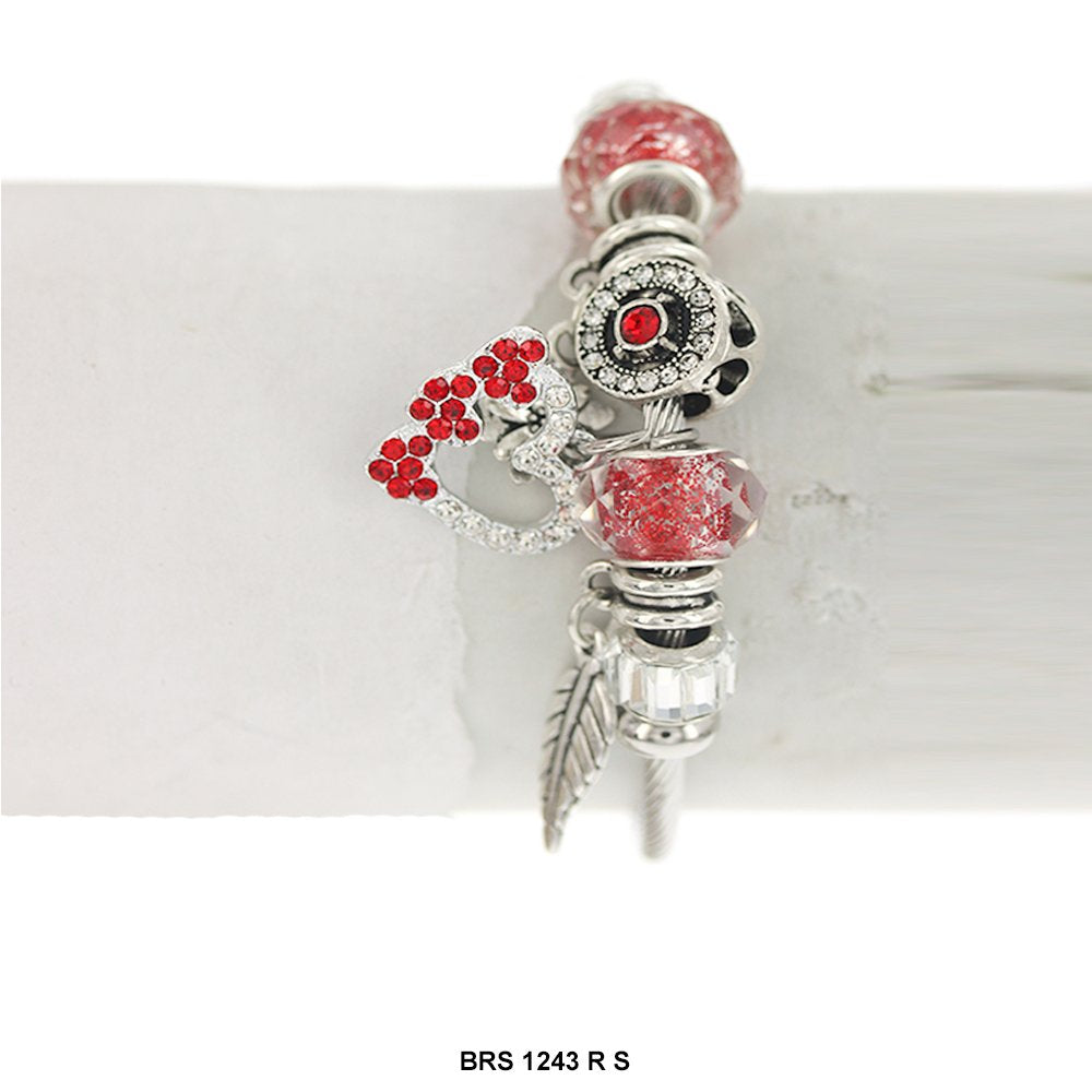 Charms colgantes Pulsera que se puede abrir BRS 1243 S BK