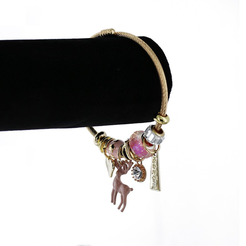 Hanging Charms Openable Bracelet BRS 1245