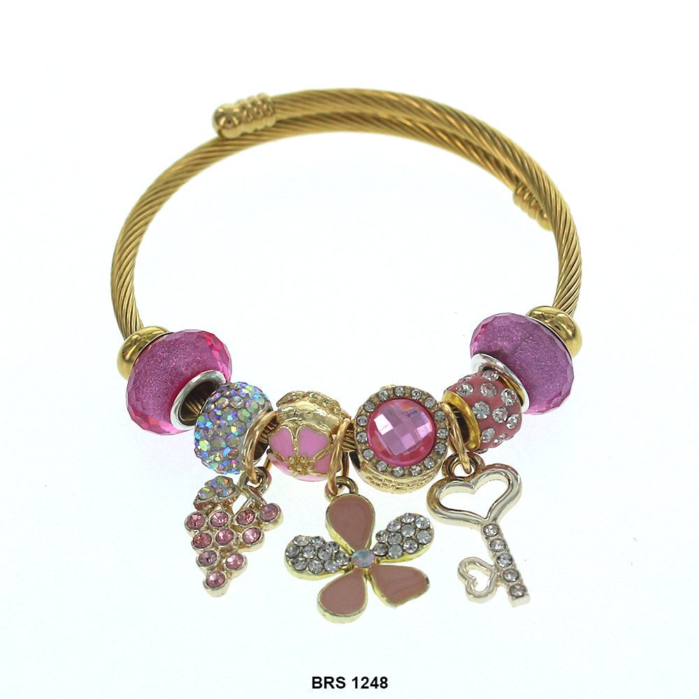 Dijes colgantes Pulsera que se puede abrir BRS 1248