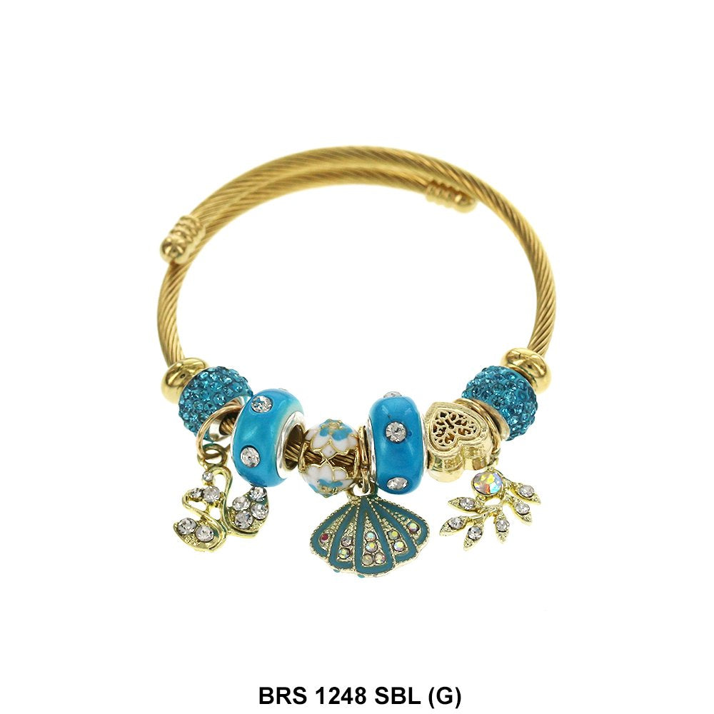 Charms colgantes Pulsera que se puede abrir BRS 1248 G SBL