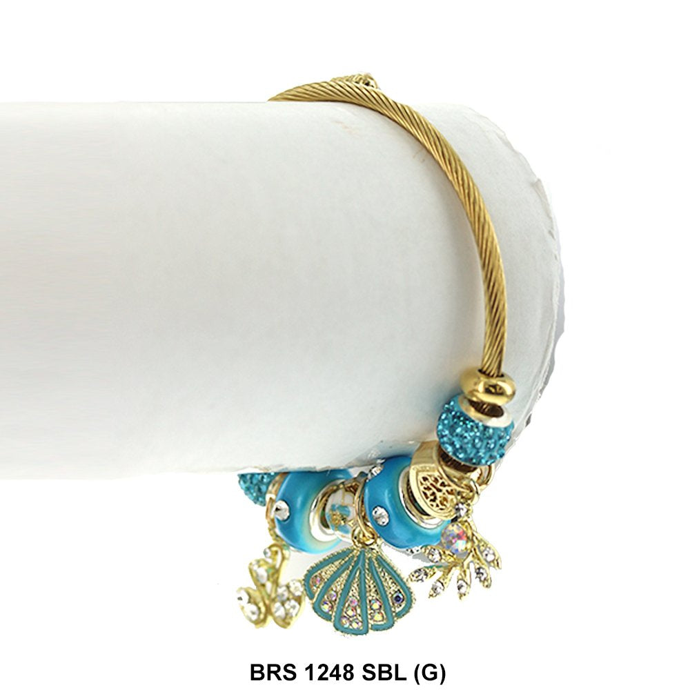 Charms colgantes Pulsera que se puede abrir BRS 1248 G SBL