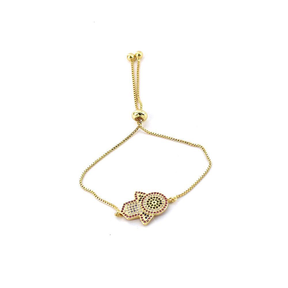 Pulsera Ajustable Mano Hamsa BRS 1291