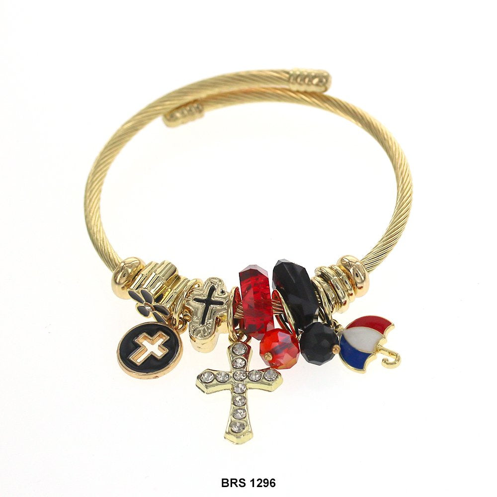 Pulsera Cruz Charm BRS 1296