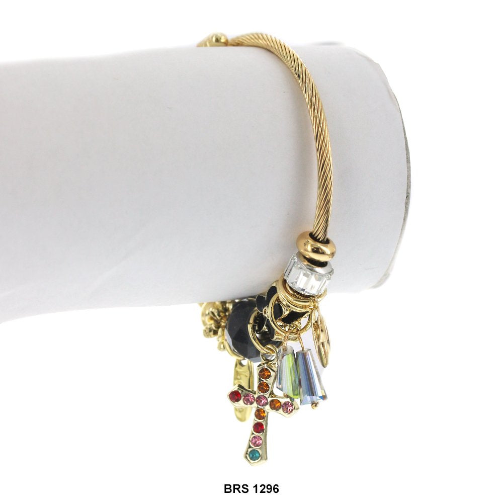 Pulsera Cruz Charm BRS 1296