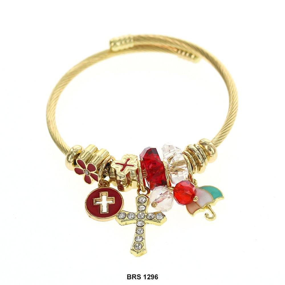 Pulsera Cruz Charm BRS 1296