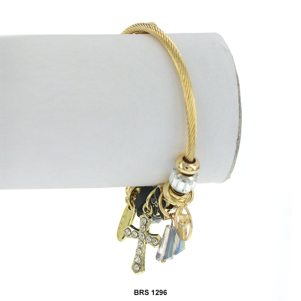 Pulsera Cruz Charm BRS 1296