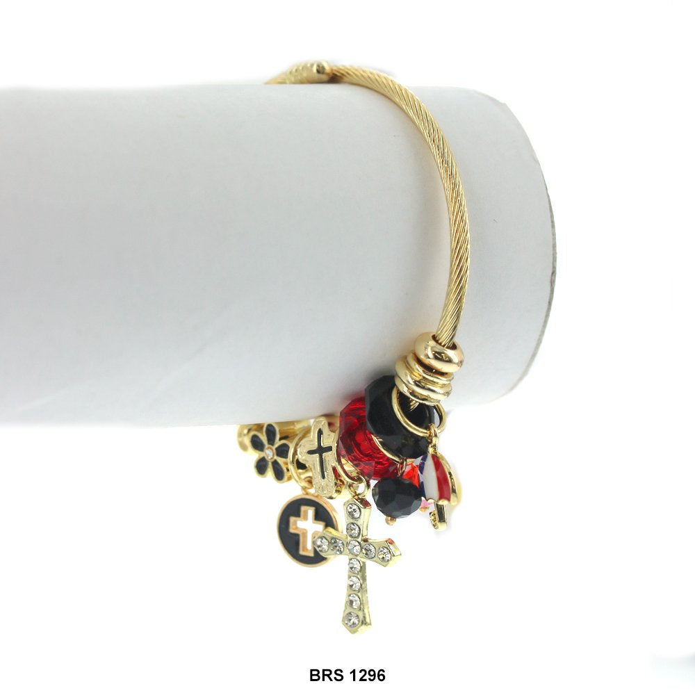 Pulsera Cruz Charm BRS 1296