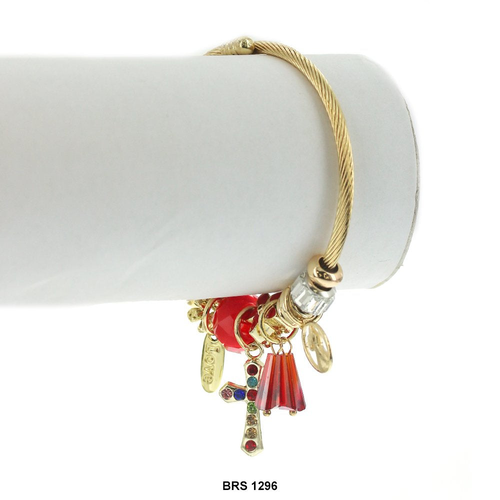 Pulsera Cruz Charm BRS 1296