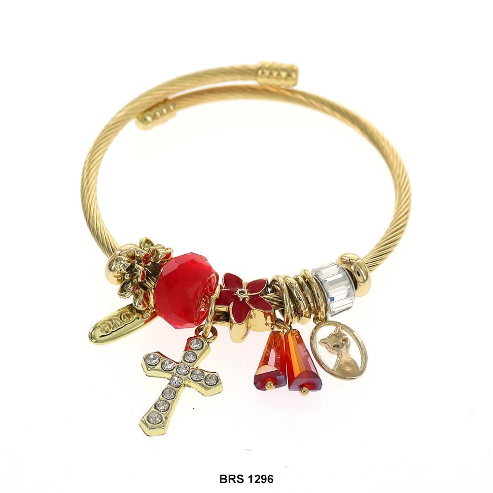 Pulsera Cruz Charm BRS 1296