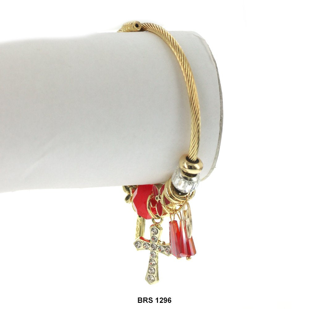 Pulsera Cruz Charm BRS 1296