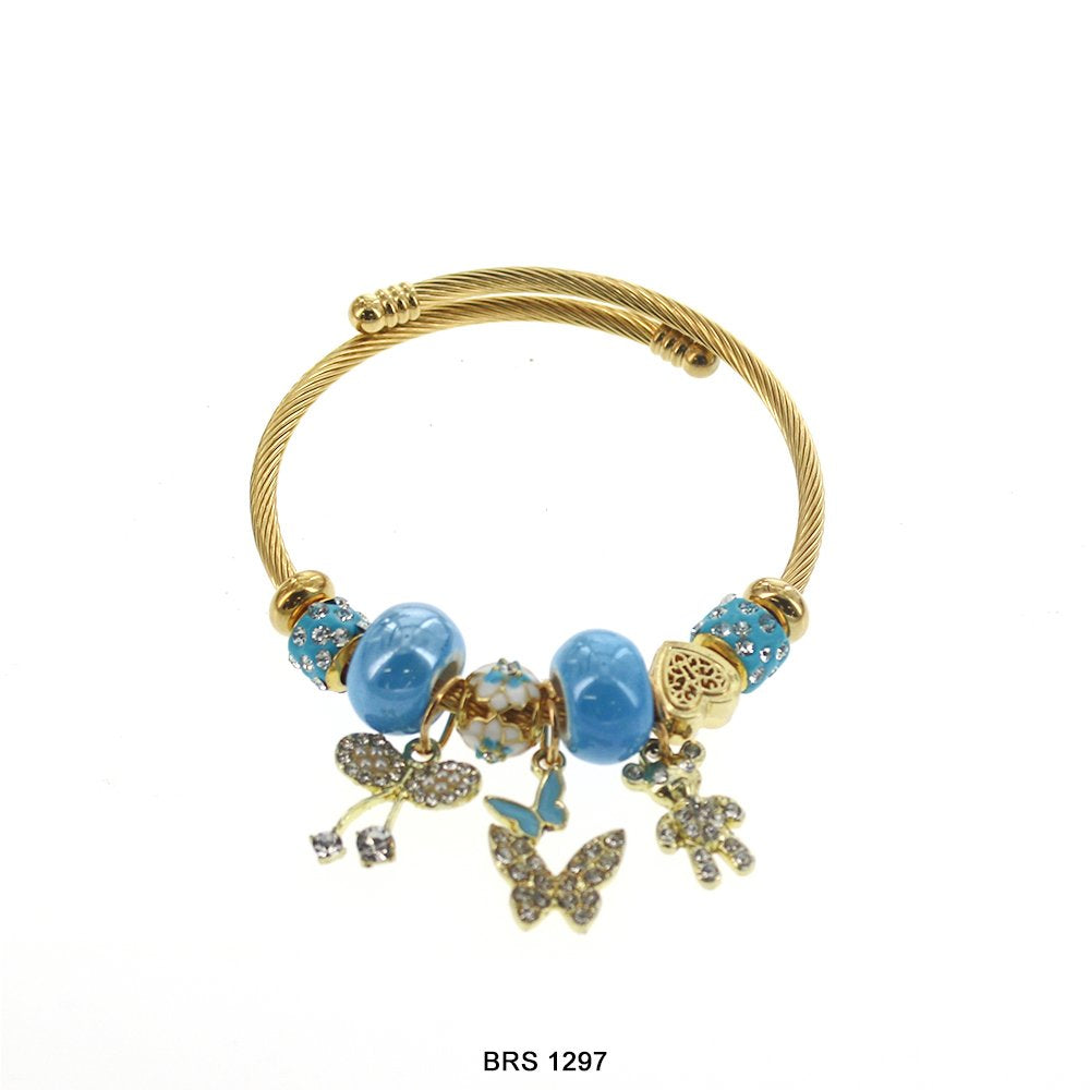 Pulsera con dije de oso de peluche BRS 1297