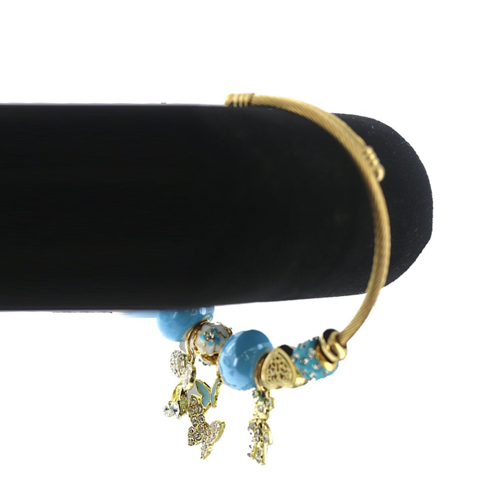 Pulsera con dije de oso de peluche BRS 1297