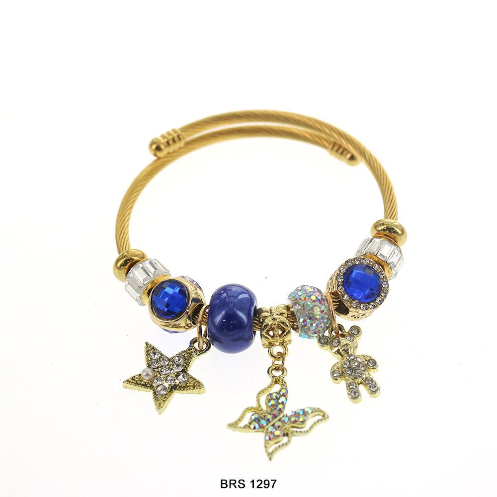 Pulsera con dije de oso de peluche BRS 1297