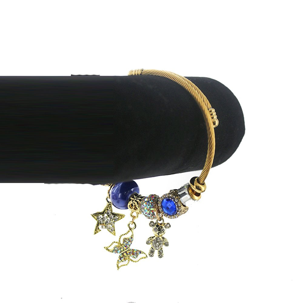 Pulsera con dije de oso de peluche BRS 1297