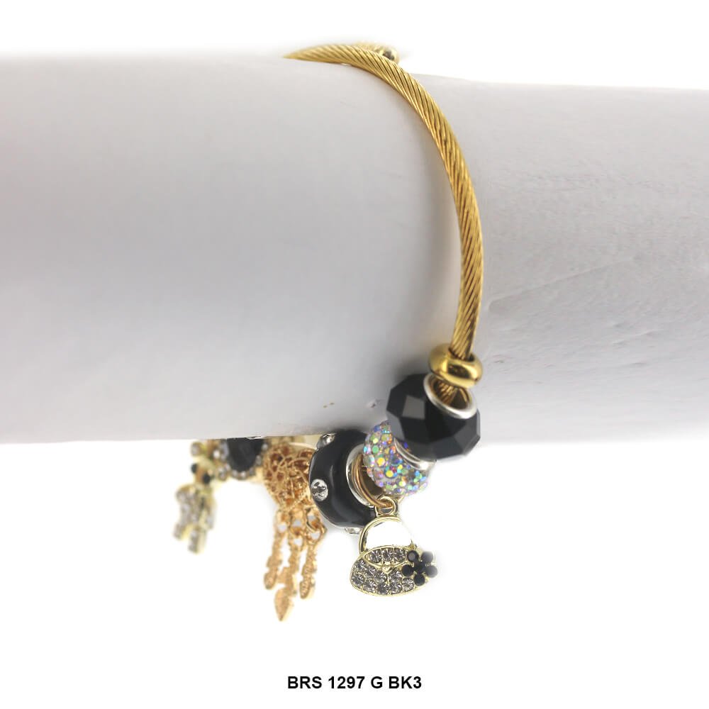 Dijes colgantes Pulsera que se puede abrir BRS 1297 G BK3