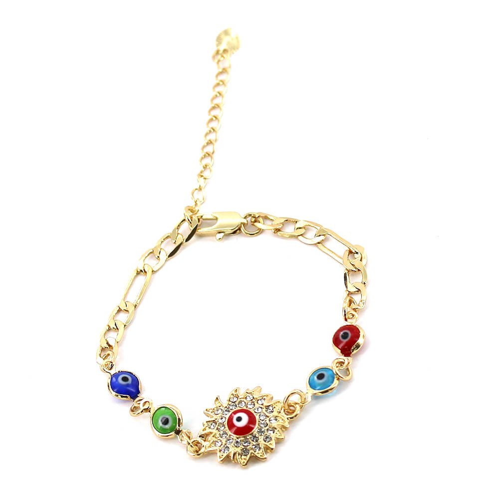 Sun Evil Eye Bracelet BRS 1315 M