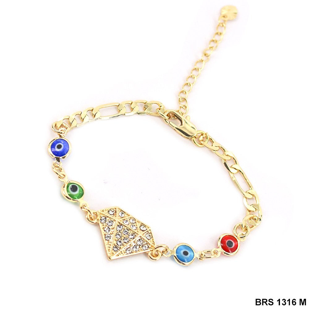 Pulsera de diamantes Evil Eye BRS 1316 M