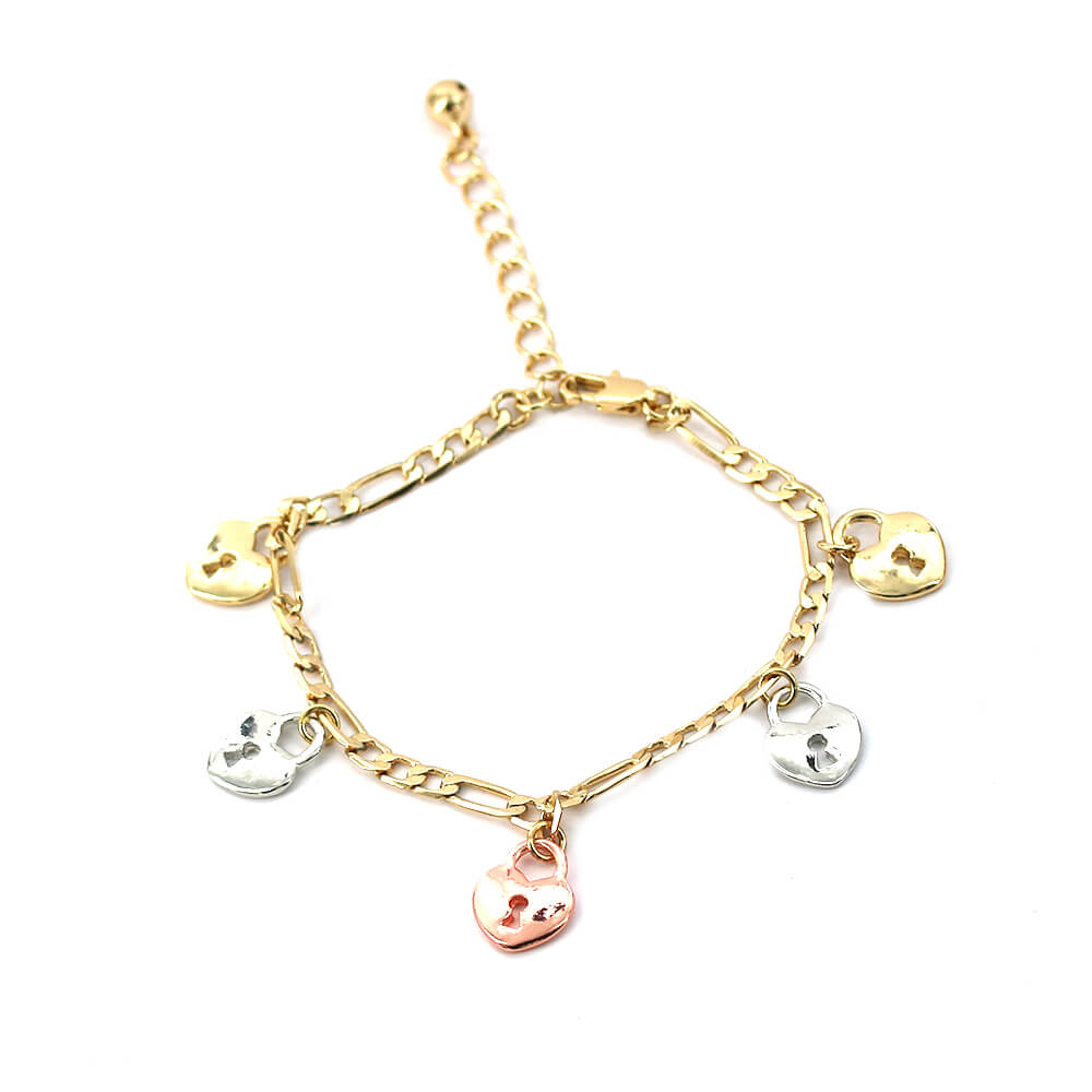 Hearts Figaro Bracelet BRS 1353