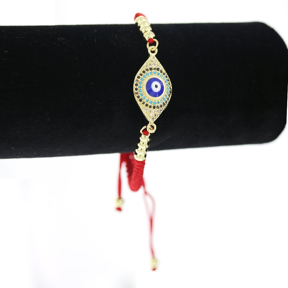 Evil Eye Thread Bracelet BRS 1367 R