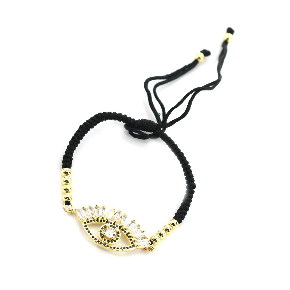 Evil Eye Thread Bracelet BRS 1371 BK