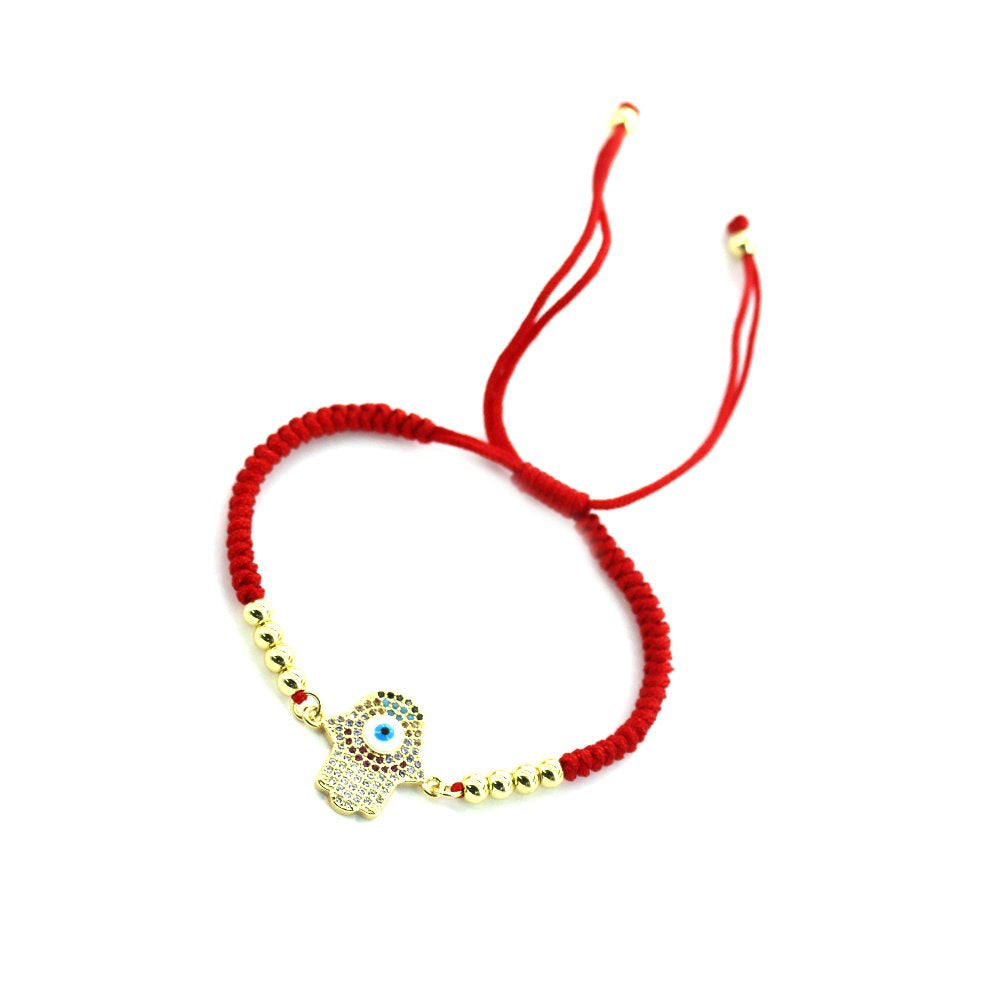 Pulsera Hilo Mano Hamsa BRS 1390 R