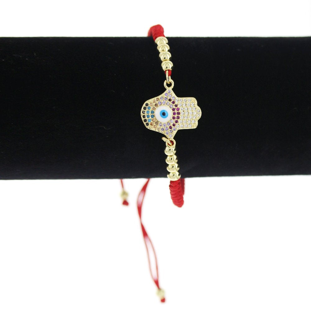 Pulsera Hilo Mano Hamsa BRS 1390 R