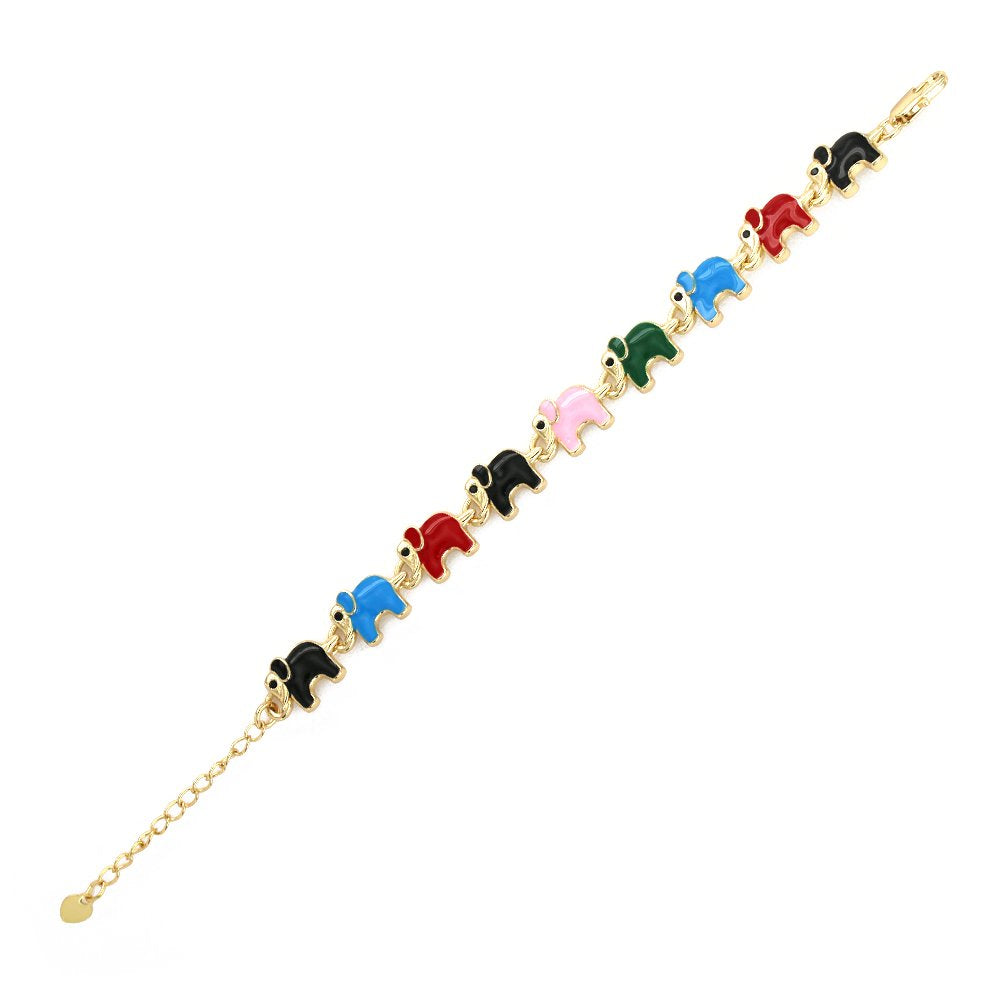 Pulsera Elefante Esmalte BRS 1431 M